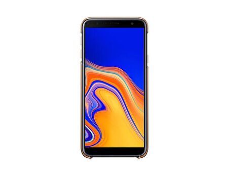 Galaxy J4 Plus ile Uyumlu Gradation Kılıf Altın EF-AJ415CFEGWW
