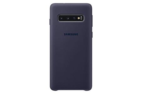 Galaxy S10 ile Uyumlu Kılıf Silicone Cover Lacivert EF-PG973TNEGWW