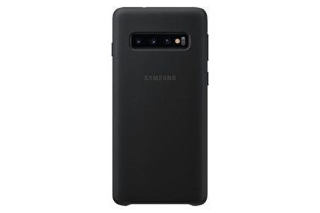 Galaxy S10 ile Uyumlu Kılıf Silicone Cover Siyah EF-PG973TBEGWW