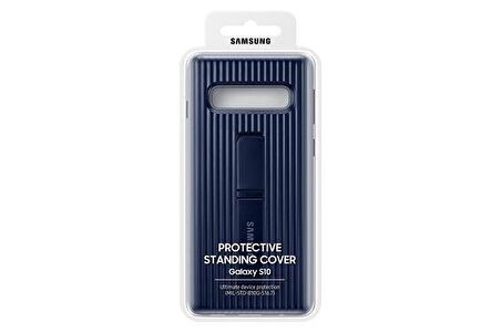 Galaxy S10 ile Uyumlu Protective Standing Cover Siyah EF-RG973CBEGWW