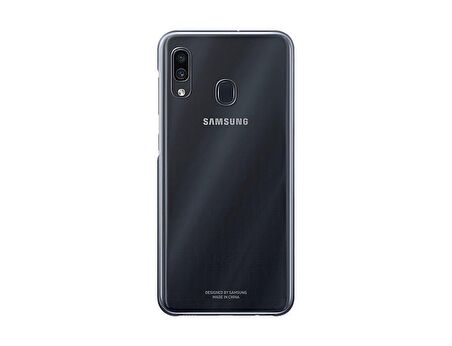 Galaxy A30 ile Uyumlu Siyah Koruyucu Kılıf EF-AA305CBEGWW