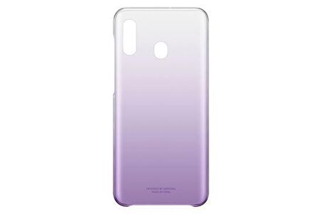 Galaxy A20 ile Uyumlu Mor Koruyucu Kılıf EF-AA205CVEGWW
