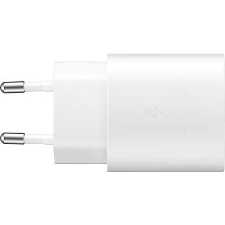 Samsung TypeC 25W Hızlı Şarj Aleti  EP-TA800XWEGWW Beyaz