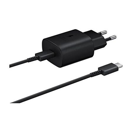 Samsung EP-TA80 Type-C 25 Watt Hızlı Şarj Aleti Siyah