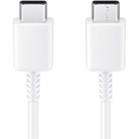Samsung EP-DA705 Type-C To Type-C Data ve Şarj Kablo Beyaz Samsung Türkiye Garantili