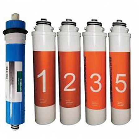 Waterlife Filtre 5 'li Set Waterlife Su Arıtma Filtresi *
