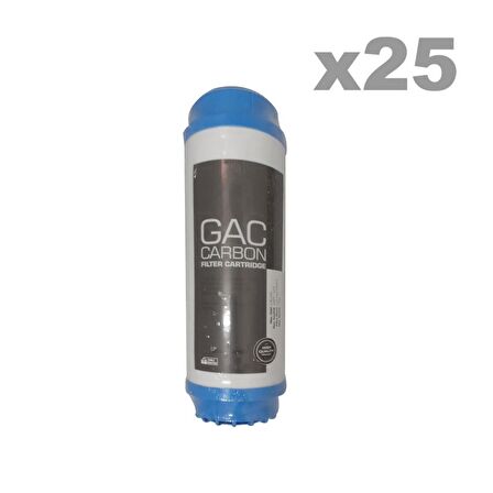 SULOOK SU ARITMA AÇIK KASA GAC AKTİF KARBON FİLTRE (25 ADET) **