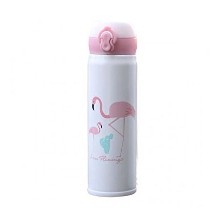 Unick Color Flamingo Çelik Matara 500Ml 3504