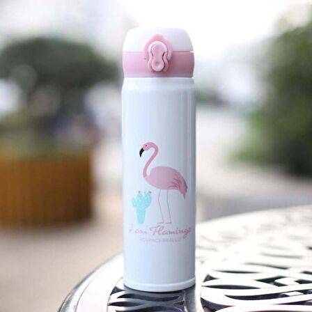 Unick Color Flamingo Çelik Matara 500Ml 3504