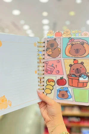 Taros Unick Color Hologramlı Seperatörlü Capybara Defter