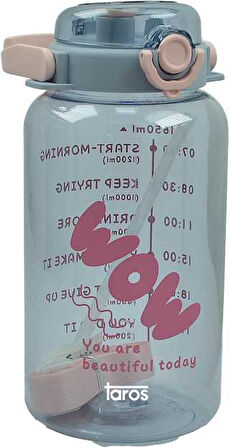 TAROS LIFE MOTTO ŞEFFAF MATARA 1650 ML 7718 - 1 ADET