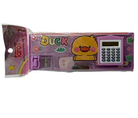 Taros Animal Hesap Makineli Fonksiyonlu Kalem Kutu 8443