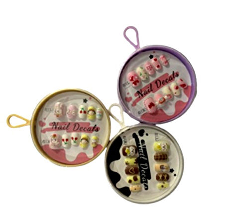 Taros Nail Decals Tırnak Seti Kutulu Karışık - 1 set