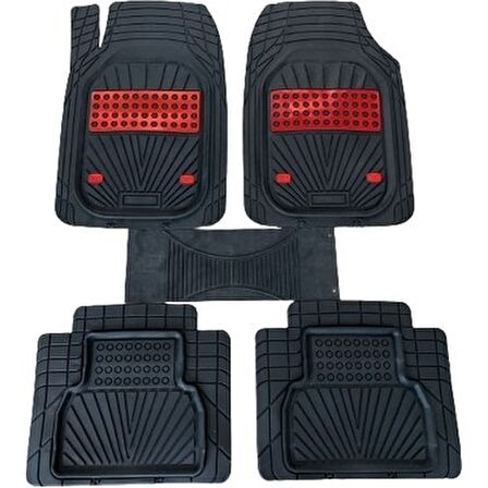 Dacia Sandero-Stepway 2008-2020 Negro Kırmızı Oto Paspas