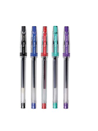 Dong-A FineTech Su Bazlı Jel Kalem 0,3 mm. Extra İnce Uc 12'li Kutu Siyah