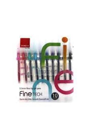 Iğne Uçlu Kalem Finetech 0,3 Mm 10 Renk