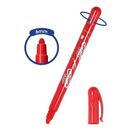 Amos Silky Twisters Üçü Bir Arada Jel Tipi Mum Boya 12 Renk