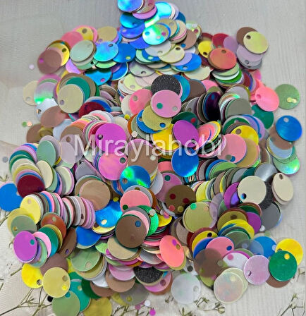 20 mm (2 cm) Pul Çanta, Supla, Patik Pulu Karışık Renk 100 Gr(Ortalama 600 adet pul)