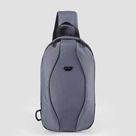 Ççs 31409 Tek Omuz Askılı Sırt ve Göğüs Çantası Gri