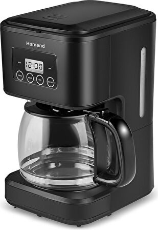 HOMEND Coffeebreak 5010h Zaman Ayarlı Dokunmatik 12 Fincan Kapasiteli 1.2 Litre Filtre Kahve Makinesi