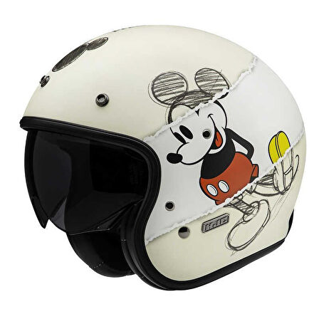 Hjc V31 Disney Mickey Sketch MC1SF Açık Kask