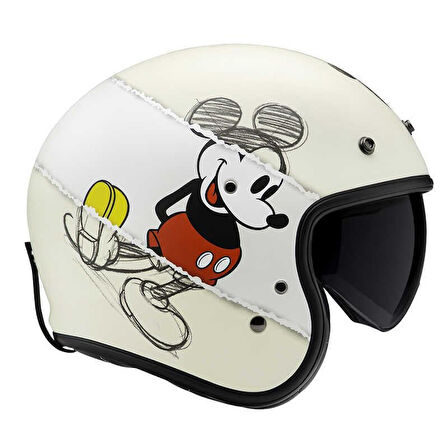 Hjc V31 Disney Mickey Sketch MC1SF Açık Kask