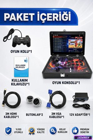 3d Oyun Kutusu 40s Arcade Oyun Konsolu 26800 In 1 Hd Video Oyun Makinesi