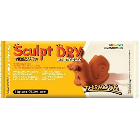 Mungyo Air Sculpt Dry Seramik Hamuru Toprak Rengi 1000g