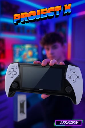 Project X 4.3inç IPS Hd Ekran +10000 Oyunlu Retro Arcade Oyun Konsolu Atari
