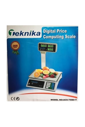 Teknika Kollu Şarjlı Terazi 40 Kg Market Manav Bakkal Terazisi