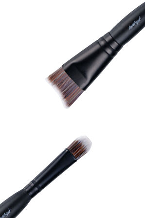 Çift Taraflı Fondöten & Kapatıcı Fırçası Double Side Foundation & Concealer Brush