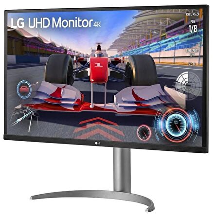 LG UHD 4K 32UQ750P-W 31.5 inç UHD 144Hz Pivot Asansör AMD FreeSync Premium USB Type-C 4K VA Monitör