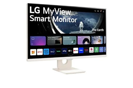 LG MyView 27SR50F-W 27 inç  FHD 60Hz WebOS IPS Smart Monitör