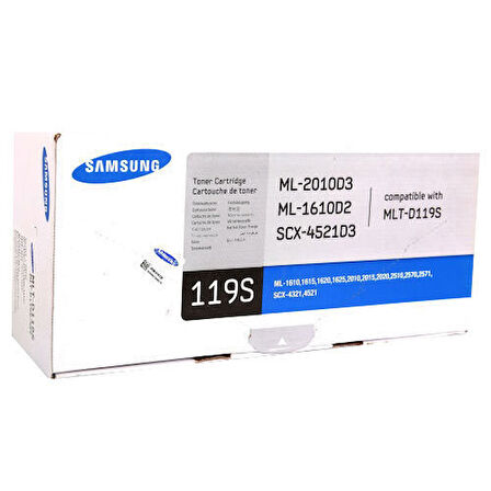 Samsung MLT-D119S Kutusu Hasarlı Siyah Orjinal Toner