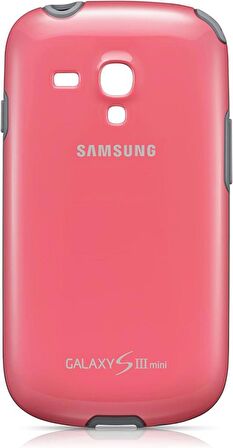 Galaxy S3 Mini Protective Cover Kılıf Pembe EFC-1M7BPEGSTD