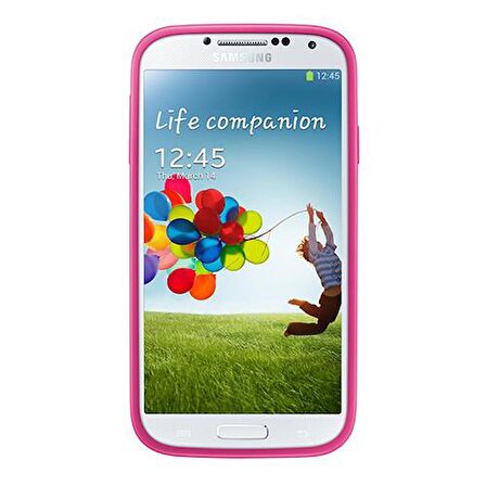 Galaxy S4 i9500 Protective Cover Pembe EF-PI950BPEGWW