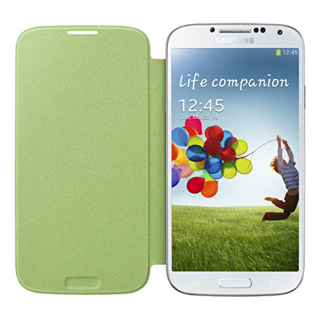 Galaxy S4 i9500 Flip Cover Kılıf Yeşil EF-FI950GEGWW