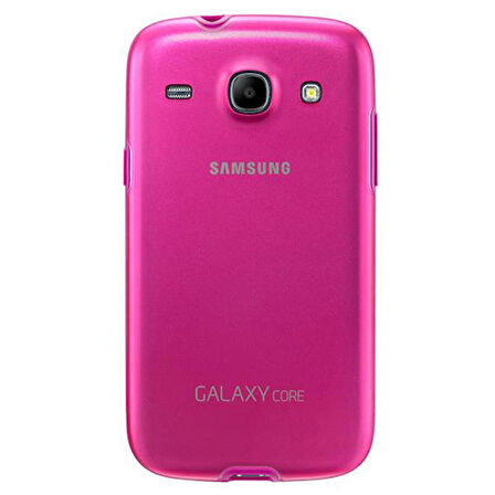 Galaxy Core i8260 ile Uyumlu Protective Cover Kılıf Pembe EF-PI826BPEGWW