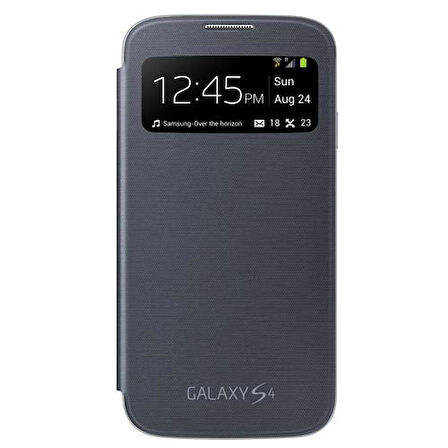 Samsung Galaxy S4 Orjinal S View Cover Kılıf - Siyah EF-CI950BBEGWW (Outlet)