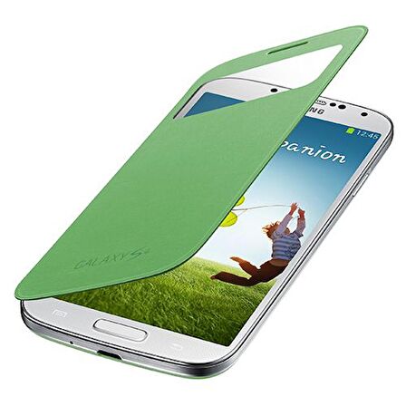 Galaxy S4 i9500 S View Cover Kılıf Yeşil EF-CI950BGEGWW