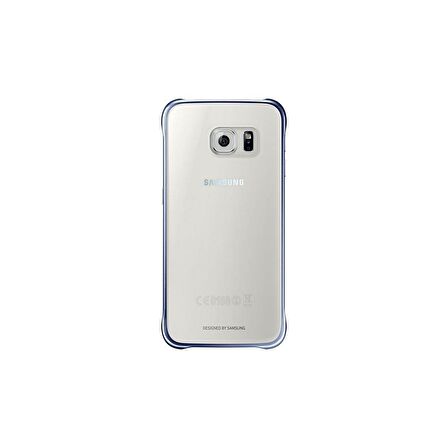 Galaxy S6 ile Uyumlu Clear Cover Siyah EF-QG920BBEGWW