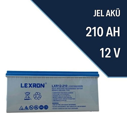 LEXRON 210AH JEL AKÜ