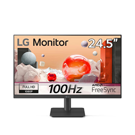 LG 25MS500-B 24.5" 5 ms (GtG) 100Hz (HDMIx2) AMD FreeSync FHD IPS Panel Monitör