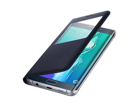 Samsung S6 Edge+ Plus S-View Kılıf Lacivert - EF-CG928PBEGTR