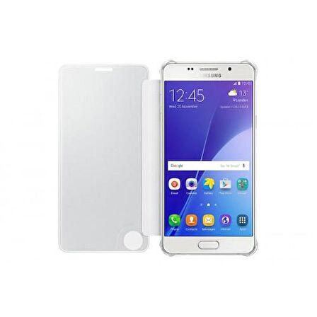Galaxy A5 (2016) A510F ile Uyumlu Clear View Cover Gri EF-ZA510CSEGWW