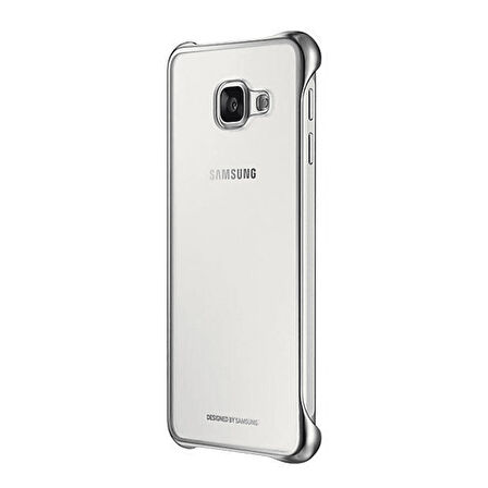 Galaxy A3 (2016) A310F ile Uyumlu Clear Back Cover Kılıf Gümüş EF-QA310CSEGWW