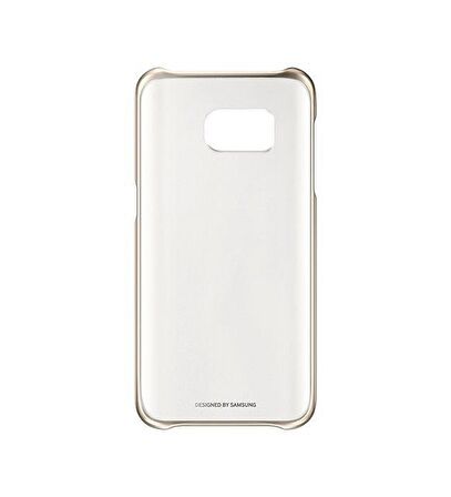 Galaxy S7 Clear Back Cover Kılıf Altın EF-QG930CFEGWW