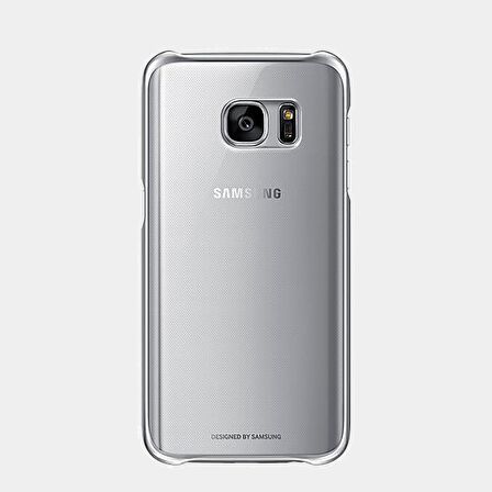 Galaxy S7 ile Uyumlu Clear Back Cover Kılıf Gümüş EF-QG930CSEGWW