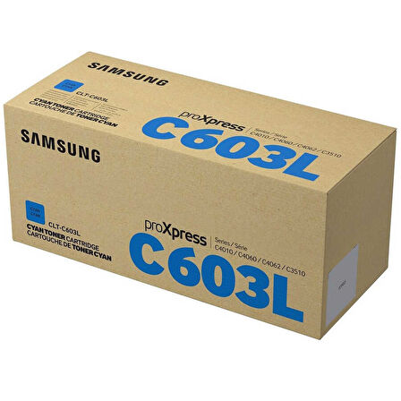 Samsung CLT-C603LHp SU080A Mavi Orijinal Toner