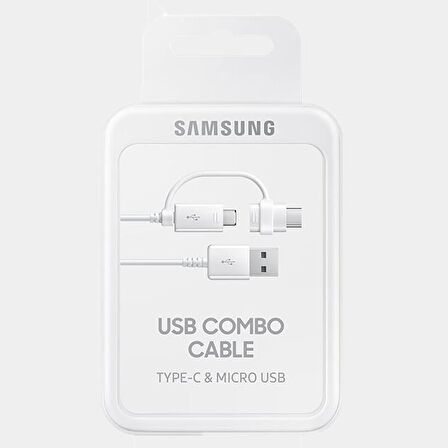 Type C + Micro Usb Kombo Kablo - EP-DG930DWEGWW